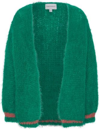 Americandreams Olivia Cardigan - Dames - Vesten - Groen - M - Wol - Truien & Vesten