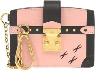 Louis Vuitton Pre-owned Wallets, female, Pink, Size: ONE SIZE Pre-owned Card Case