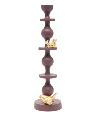 Pols Potten Climbing Pole candle holder (H37cmxW10) - unisex - Recycled Aluminium - One Size - Brown
