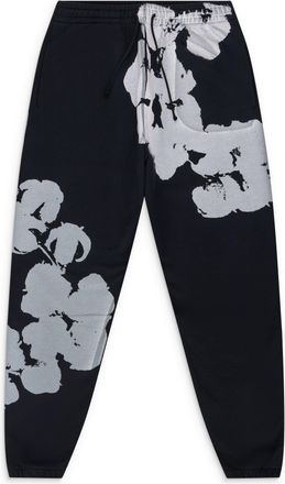 Denim Tears Black Jumbo Wreath Sweatpants