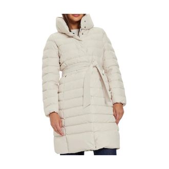 Geox Dames, Mantels, Beige, Maat: 3XL Poliester