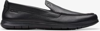 Clarks Flexway Stapschoenen Zwart Leer