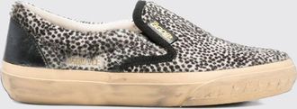 Golden Goose Sneakers slip-on VCE Penstar in cavallino con stampa animalier e pois