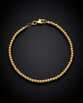 Italian Gold, Inc 14K Italian Gold Polished Bead Bracelet