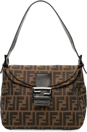 Fendi Pre-owned Fendi Zucca Canvas Double Flap Mamma Y2RFIWH5OJPBFBY2