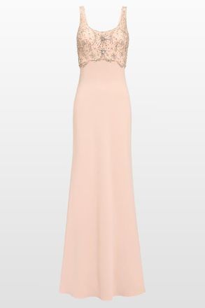 Jenny Packham Reverie Embellished Maxi Dress in Morganite at Nordstrom, Size 16 Uk