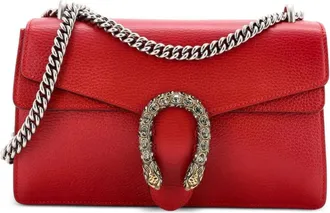 Gucci Dionysus Bag Leather Small shoulder bag - Rosso