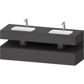 Duravit Qatego Lavabo Encastrado Con Base De Lavabo Consola, - Duravit