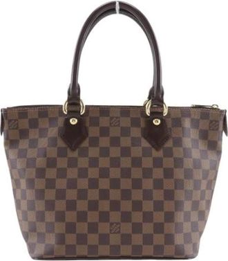 Louis Vuitton Pre-owned Handbags, female, Brown, Size: ONE SIZE Pre-owned Canvas Handbag