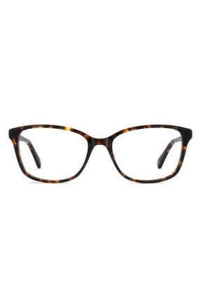 Kate Spade New York reilly 55mm rectangular reading glasses in Havana at Nordstrom