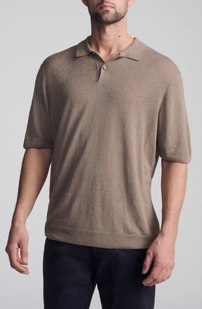 Mavi Polo Sweater in Brindle at Nordstrom, Size Medium