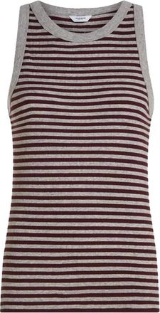 Penn & Ink Penn&Ink N.y, Dames, Tops, Grijs, Maat: XL Leer