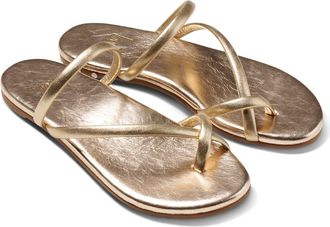 beek Sunbird Slide Sandal in Gold at Nordstrom, Size 8