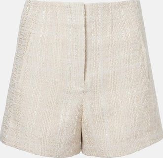 Veronica Beard Jazmin cotton-blend tweed shorts