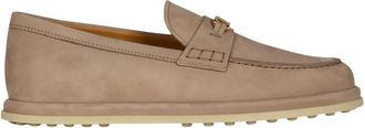 Tod's Gomma 24M Ovale T Pelle - Dames - Loafers - Beige - 40 EU - Leer - Schoenen