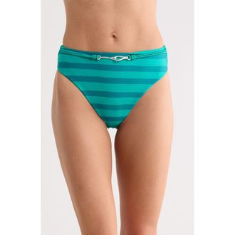 Vix Yacht Alba Bikini Bottoms in Teal Multi at Nordstrom Rack, Size X-Small