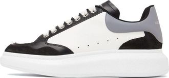 Alexander McQueen Colour-Block Low-Top Sneakers White Grey Black 757710WIA5V1142