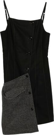 Andersson Bell Abito con design patchwork - Nero