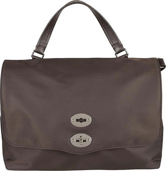 Zanellato Nylon Tas - Dames - Handtassen - Bruin - ONE Size - Nylon - Tassen