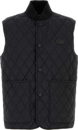 Burberry Black Quilted Sleeveless Jacket