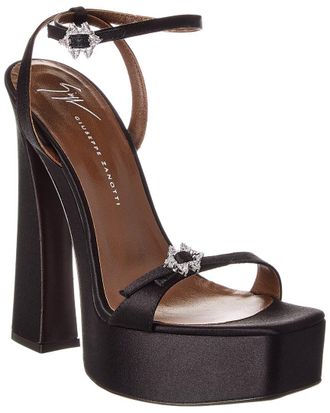 Giuseppe Zanotti Destino 100 Satin Platform Sandal