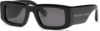 Philipp Plein Authentieke Bril met Topkwaliteit - Heren - Zonnebrillen - Zwart - 54 MM - Accessoires