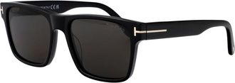 Tom Ford Calder Zonnebril - unisex - Zonnebrillen - Zwart - 55 MM - Accessoires