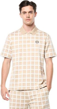 Sergio Tacchini Damarindo Check Polo in Humus at Nordstrom, Size Xxx-Large