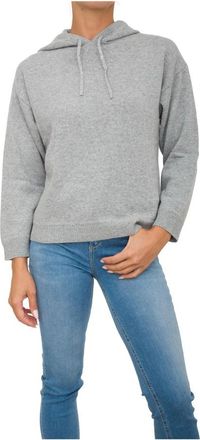 Marella Grijze Tanktop - Dames - Hoodies - Grijs - S - Wol - Hoodies & sweatvesten
