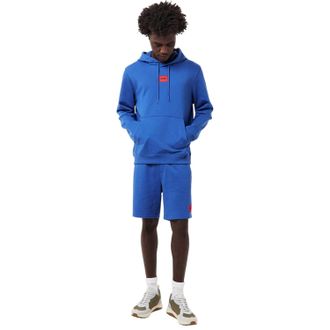HUGO BOSS Hugo Heren Pullover Hoodie Katoenmix (Donkerblauw)