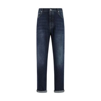 Brunello Cucinelli Uomo, Jeans, Blu, 2Xl, new