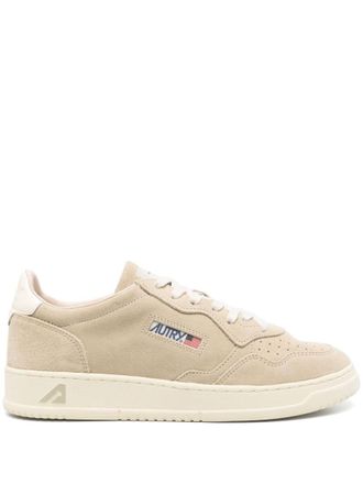 Autry Beige Medalist Sneakers
