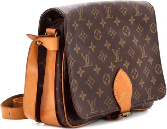 Louis Vuitton Cartouchiere Handbag Monogram Canvas GM crossbody bag - Brown