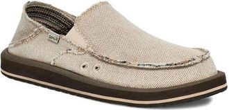 Sanuk Donny Hemp 2-Tone Convertible Slip-On in Natural at Nordstrom, Size 12