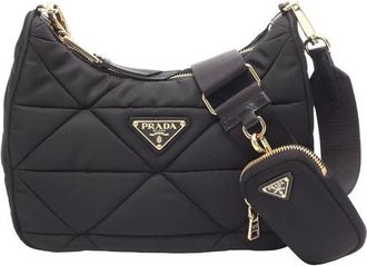 Prada Pre-owned Prada Padded Re-Nylon Crossbody Bag Unisex I05MS2AHGX5IVISG