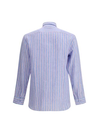 Etro Mens Striped Linen Shirt S9880