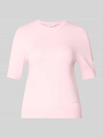 s.Oliver Red Label Slim Fit T-Shirt aus Viskose-Mix in Hellrosa, Gr&ouml;&szlig;e 34