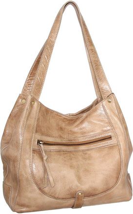 Nino Bossi Braylee Hand-Dyed Vintage Leather Satchel