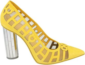 Ferragamo Florise X5 Suede Pumps