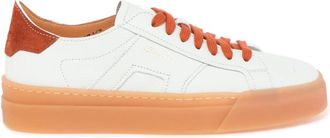Santoni Schoenen, Dames, Wit, 39 EU, Leer, DBS Sneaker