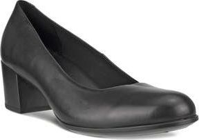 Ecco Block Heel Pump in Black at Nordstrom Rack, Size 6-6.5Us / 37Eu