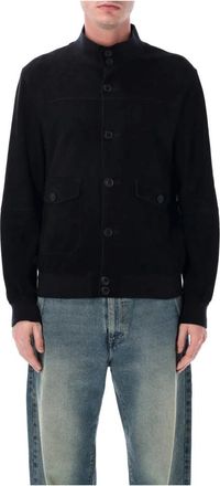 S.W.O.R.D 6.6.44 Biker Jacket - Heren - Zomerjassen - Blauw - 2XL - Leer - Jassen