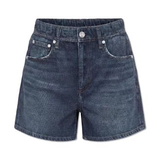 Rag & Bone Dames, Korte broeken, Blauw, Maat: XS Katoen