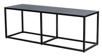 Nordlys Banco estilo industrial en acero negro