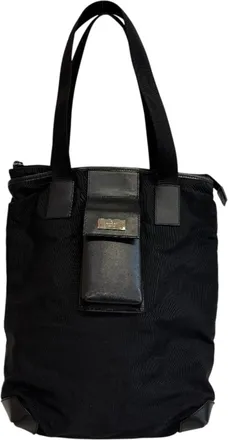 Gucci Black Nylon Tote Bag (Pre-Owned)