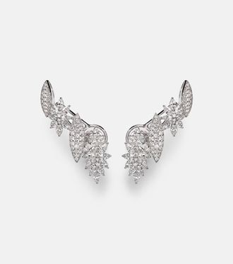 Yeprem Y-Couture 18kt white gold earrings with diamonds