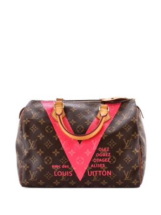 Louis Vuitton Speedy Handbag Limited Edition V Monogram Canvas 30 satchel - Bruin