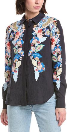 T Tahari Button Down Blouse