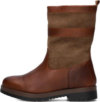 Mazzeltov Stijlvolle Herfst Enkellaarzen - Heren - Enkellaarsjes - Bruin - 45 EU - Leer - Schoenen