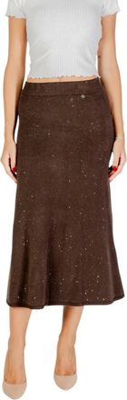 Liu Jo Rokken, Dames, Bruin, XS, Polka Dot Rok Herfst/Winter Collectie